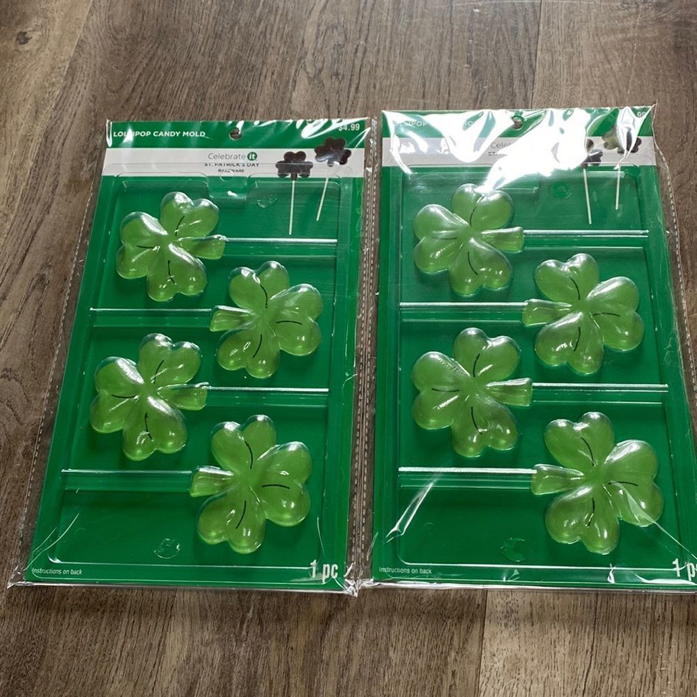 NEW St. Patrick’s Day Bundle (2) Lollipop Candy Molds